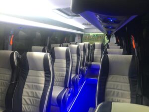 Mercedes 16 Seater Executive Mini-Coach Inside